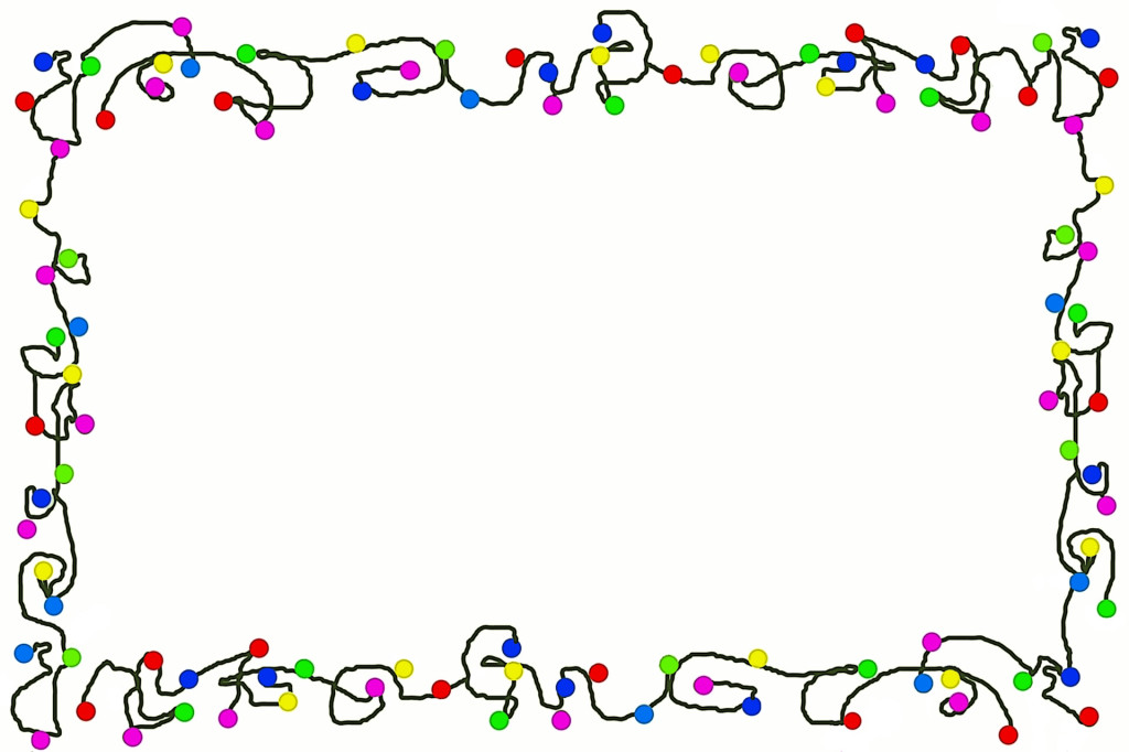 Christmas lights clipart border hd wallpaper and download 1024x682