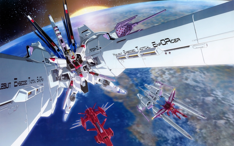 Seed Dom Gundam Meteor Wallpaper
