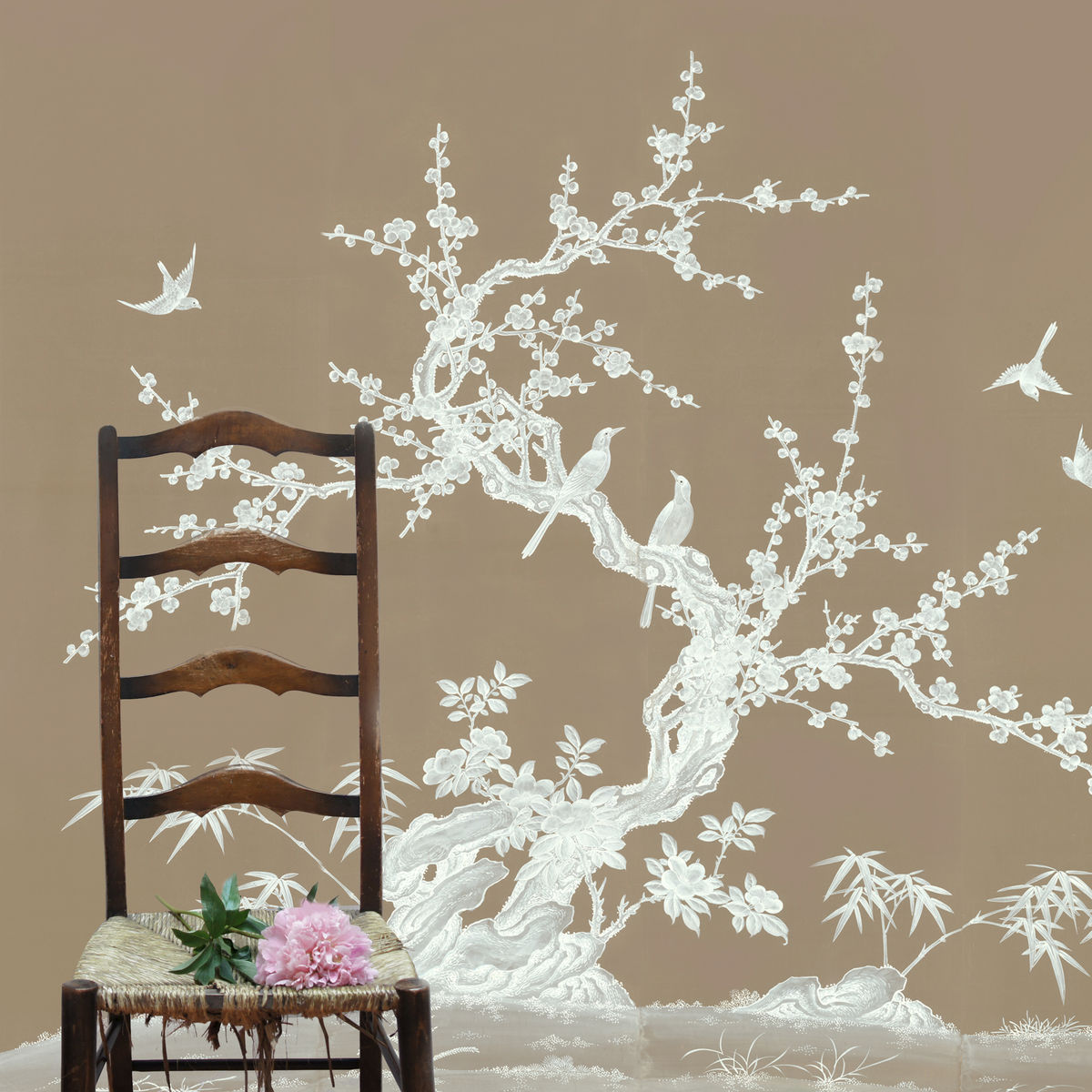 Porcelain Bird Chinoiserie Wallpaper   product images of 1200x1200
