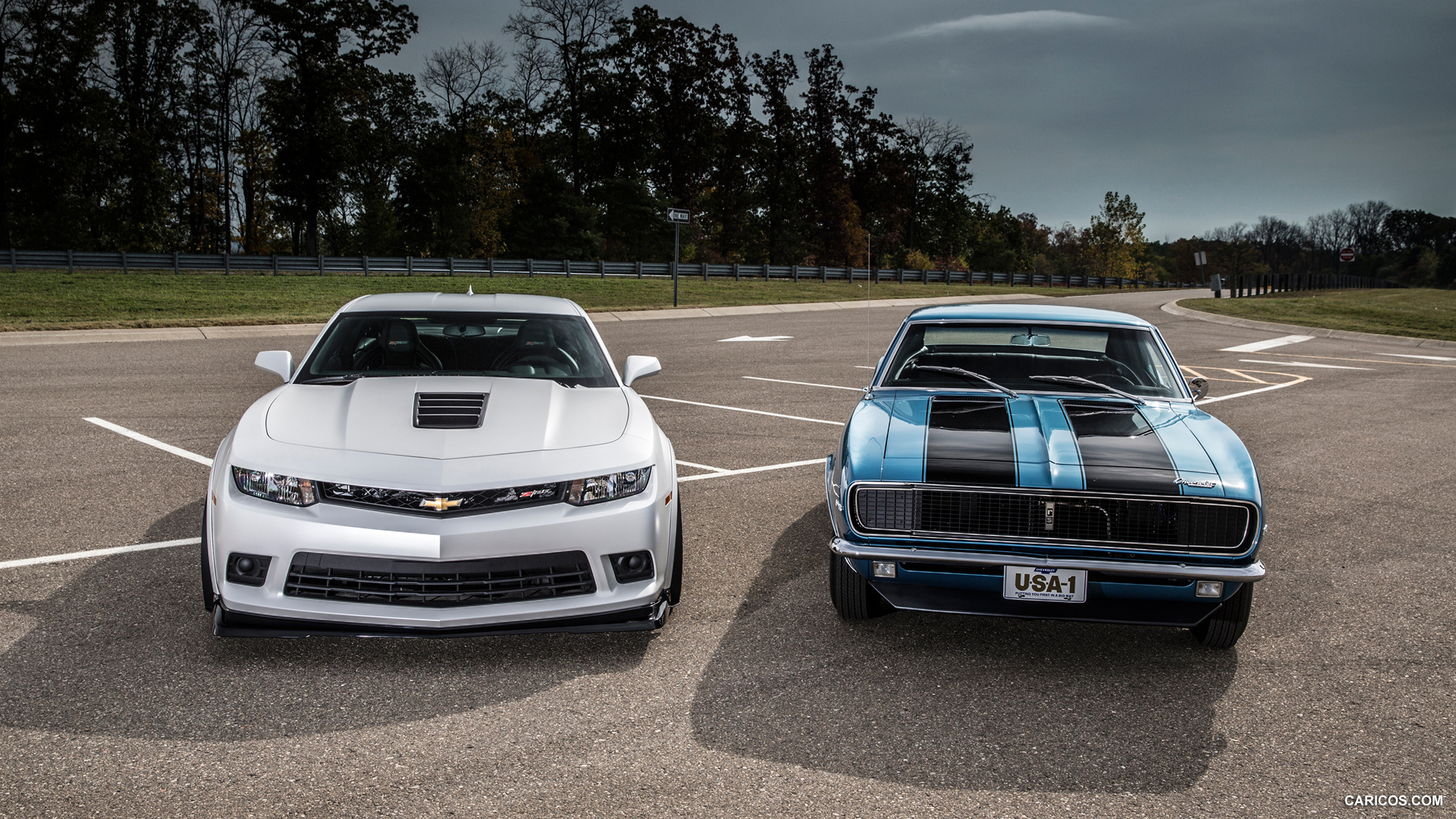 Chevrolet Camaro Z And Chevy Z28 Front HD