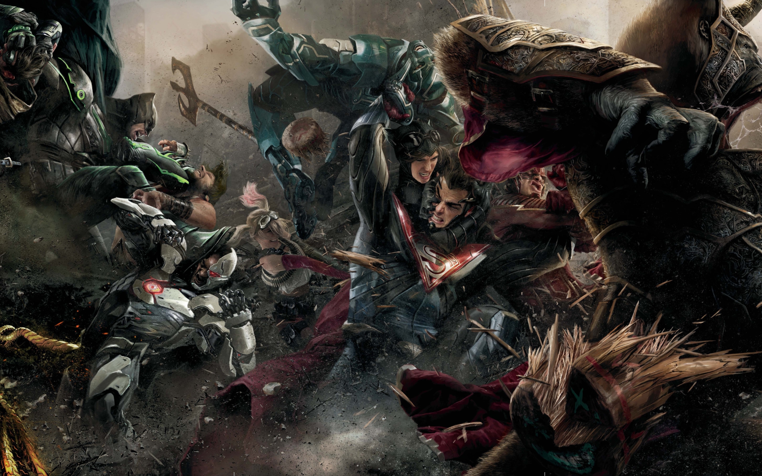 Wallpaper Of Video Game Dc Injustice Background