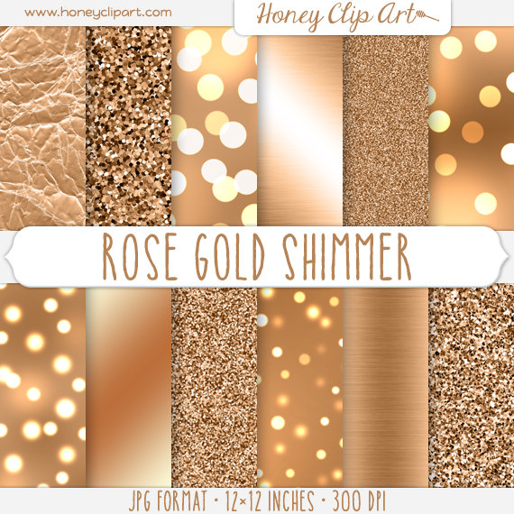   Rose Gold Glitter   Bokeh Wallpapers   Light Sparkles   Rose Gold