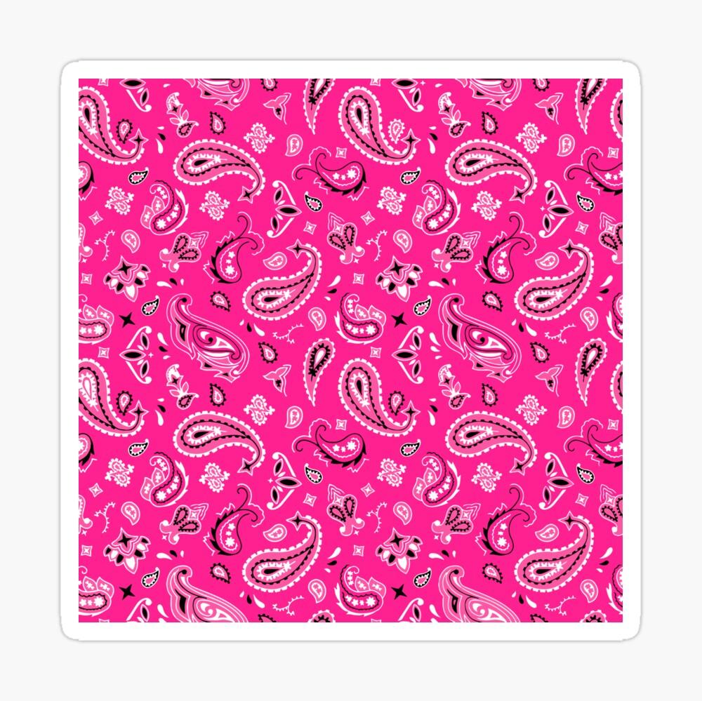 Pink Bandana Tapestry By Studio More Los Angeles