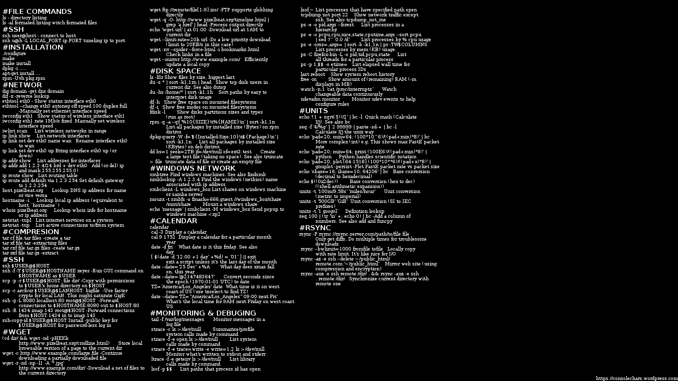 Linux Cheats Wallpaper Generator Python