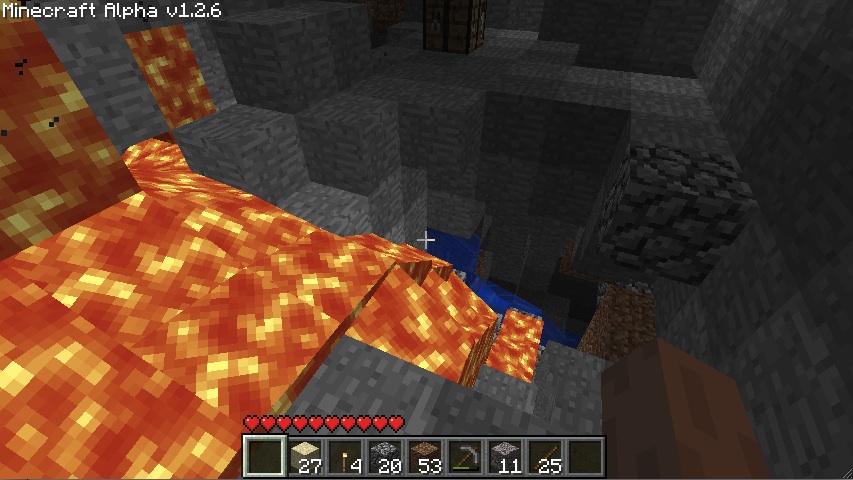 Lava Minecraft Background Session Of