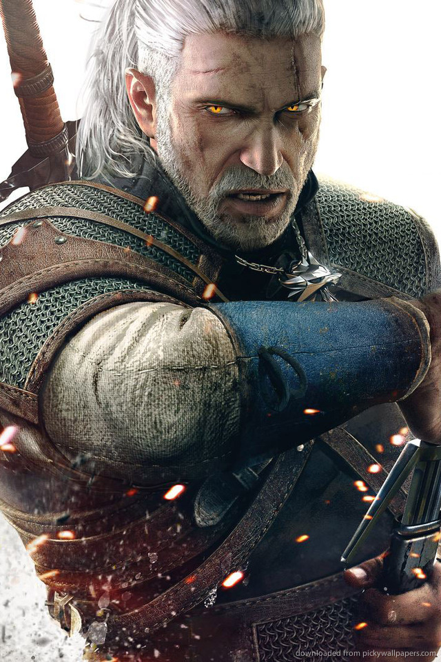 The Witcher Wild Hunt Video Game Wallpaper For iPhone