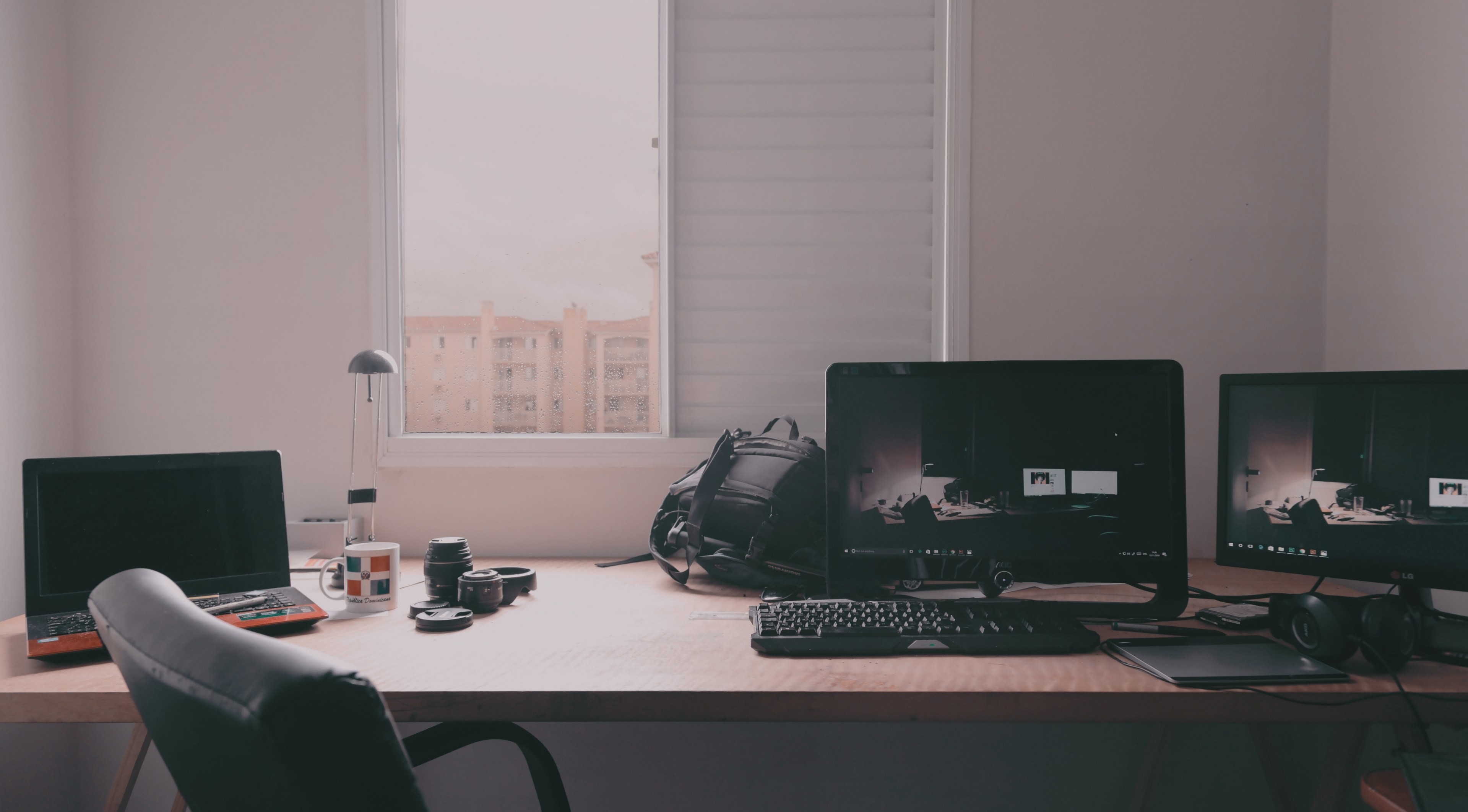 Background Desk Office Wallpaper
