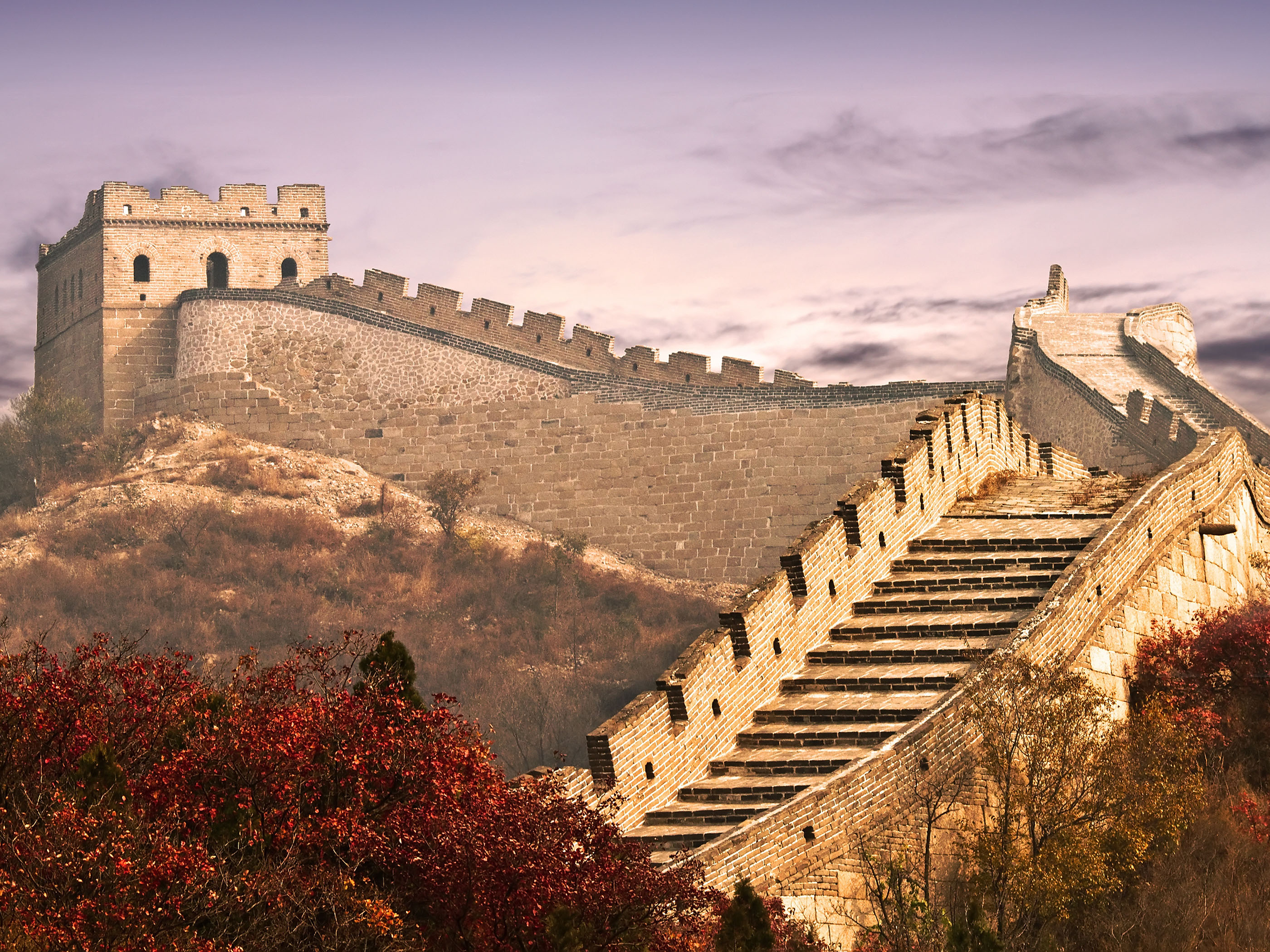 Great Wall Of China Drawing Wallpaper On