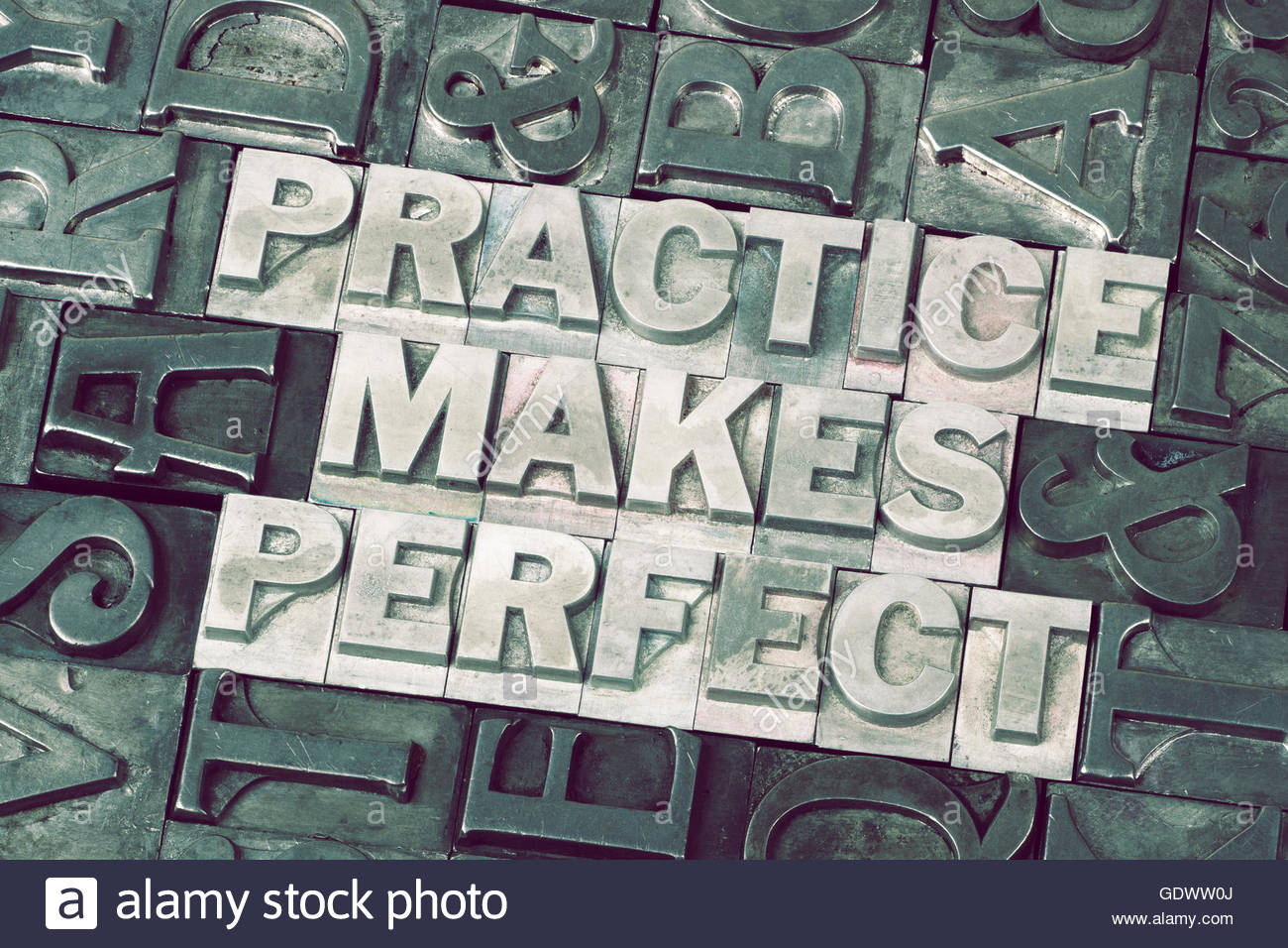 Practice Makes Perfect Stock Photos