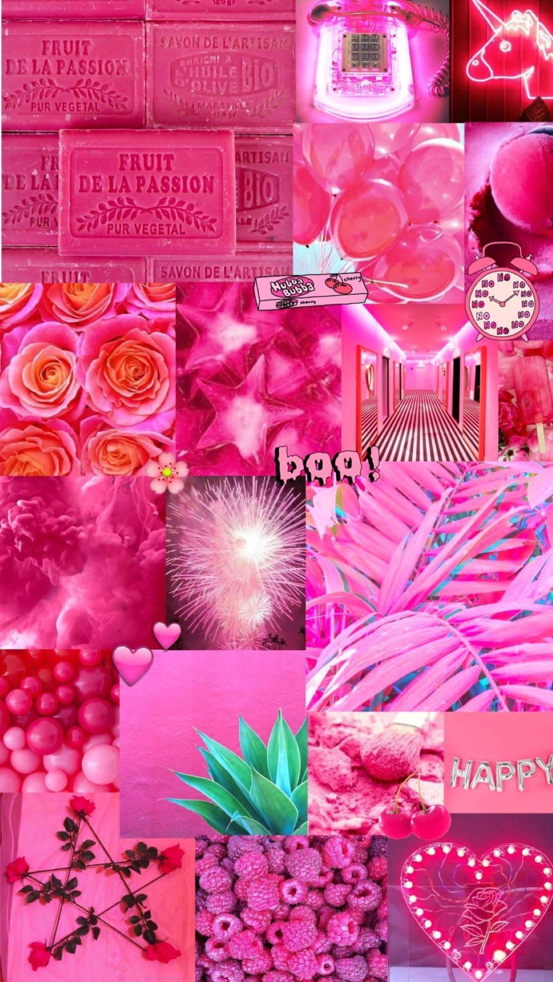 60pcs DIGITAL NO ANGEL Pink & Purple Collage Kit Dm for 