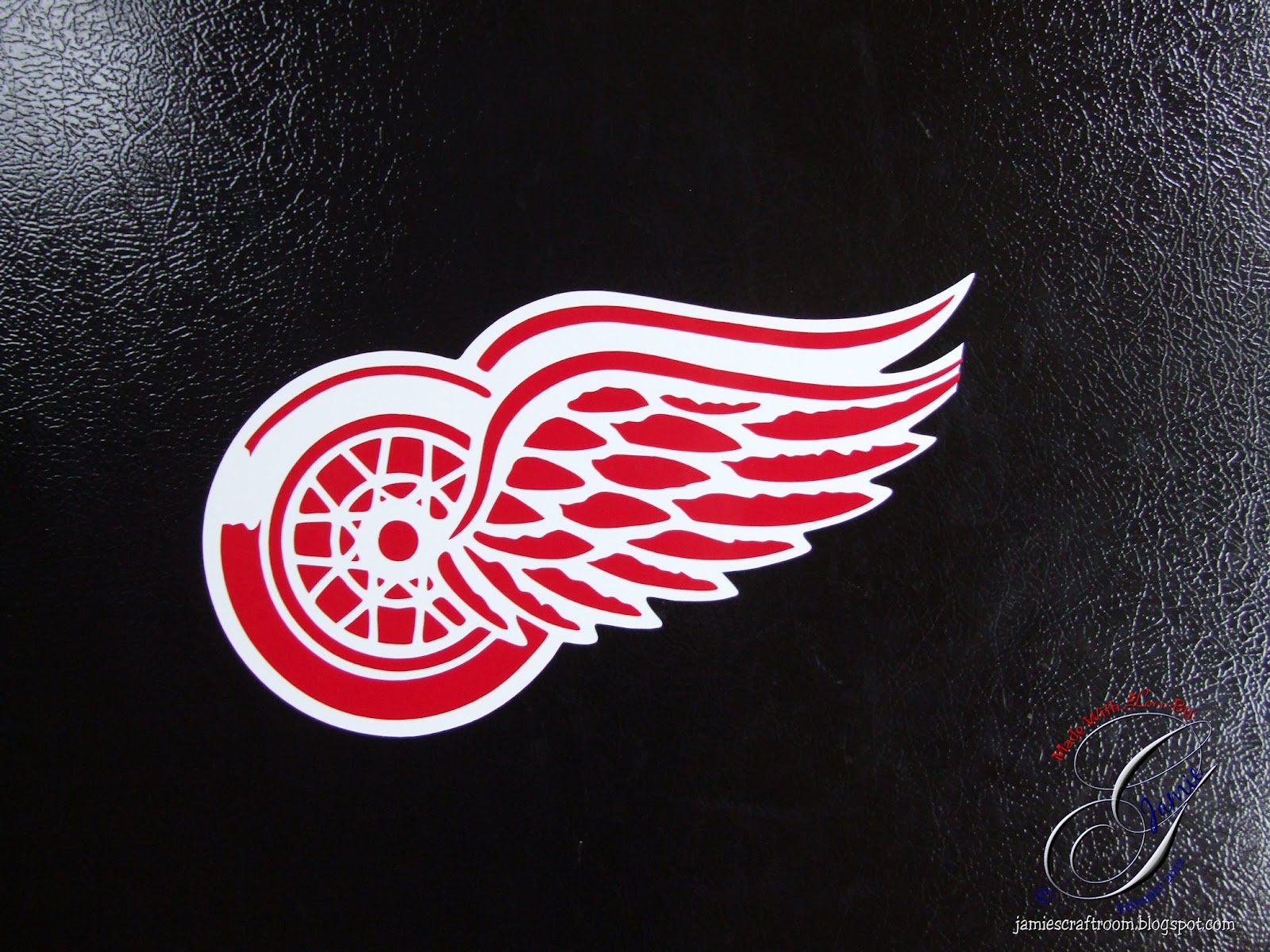 Detroit Red Wings Hockeytown Logo The Wing Wheel