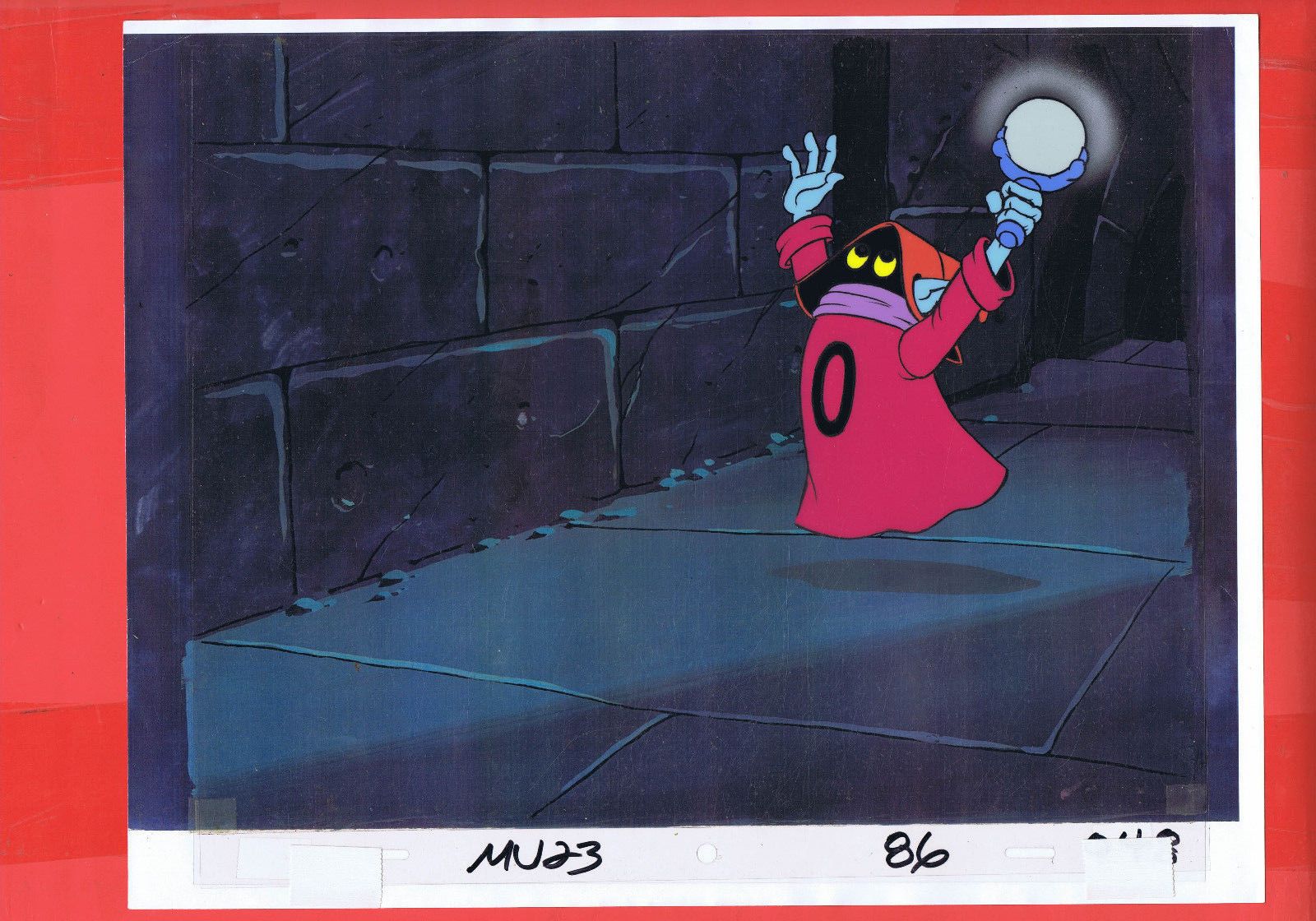 He Man Motu Original Production Animation Orko Cel Copy