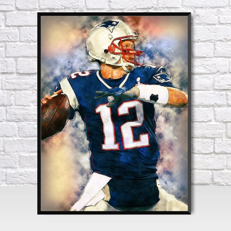 Tom Brady The Goat Poster Wallpaper