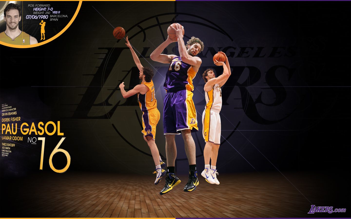 Funmozar Pau Gasol Lakers Wallpaper
