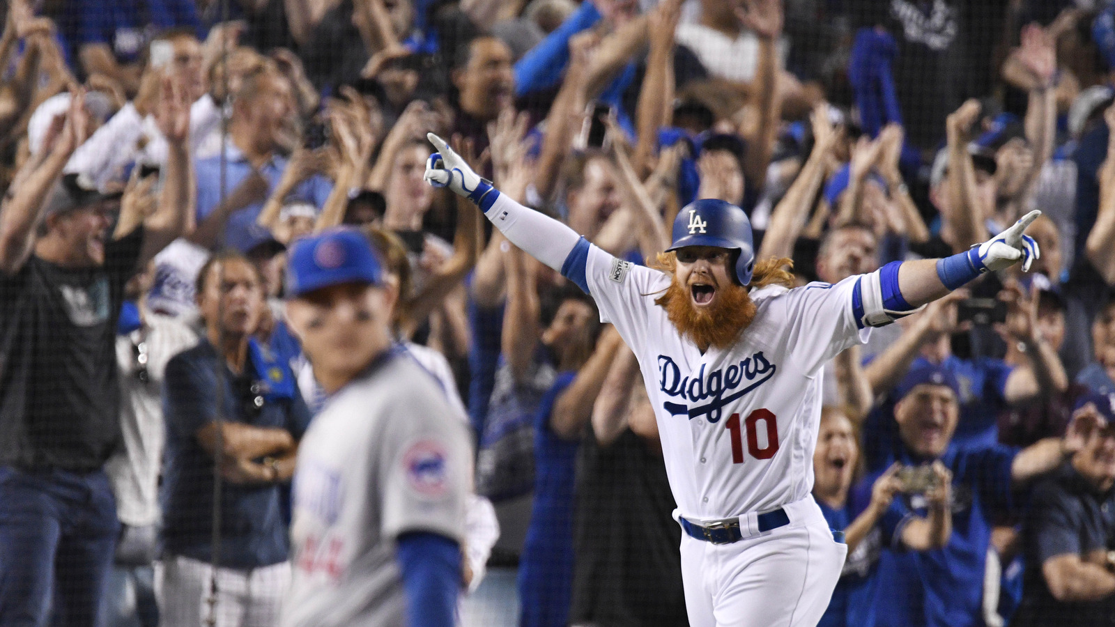 Justin Turner Almost Did A Kirk Gibson After Walk Off Home Run
