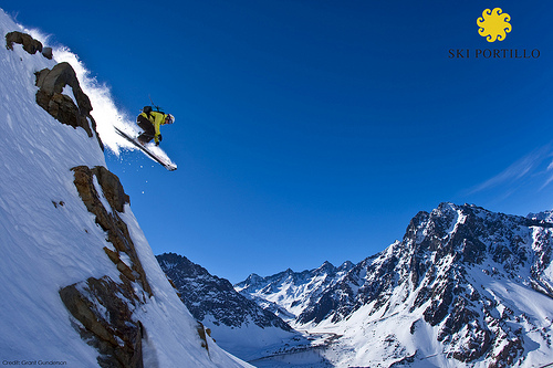 Extreme Ski Jump Wallpaper