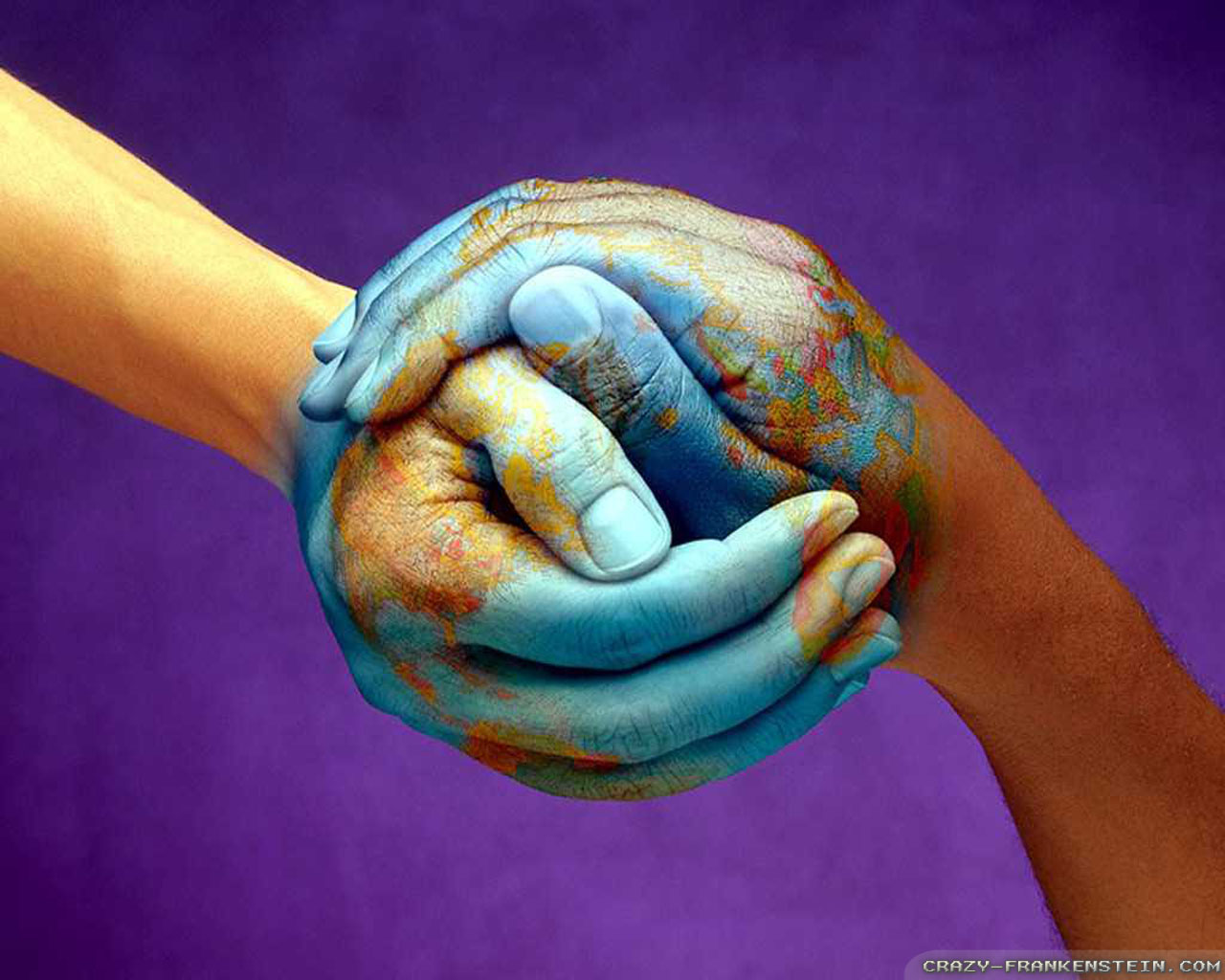 Hands Peace Day Colorful Wallpaper   123mobileWallpaperscom