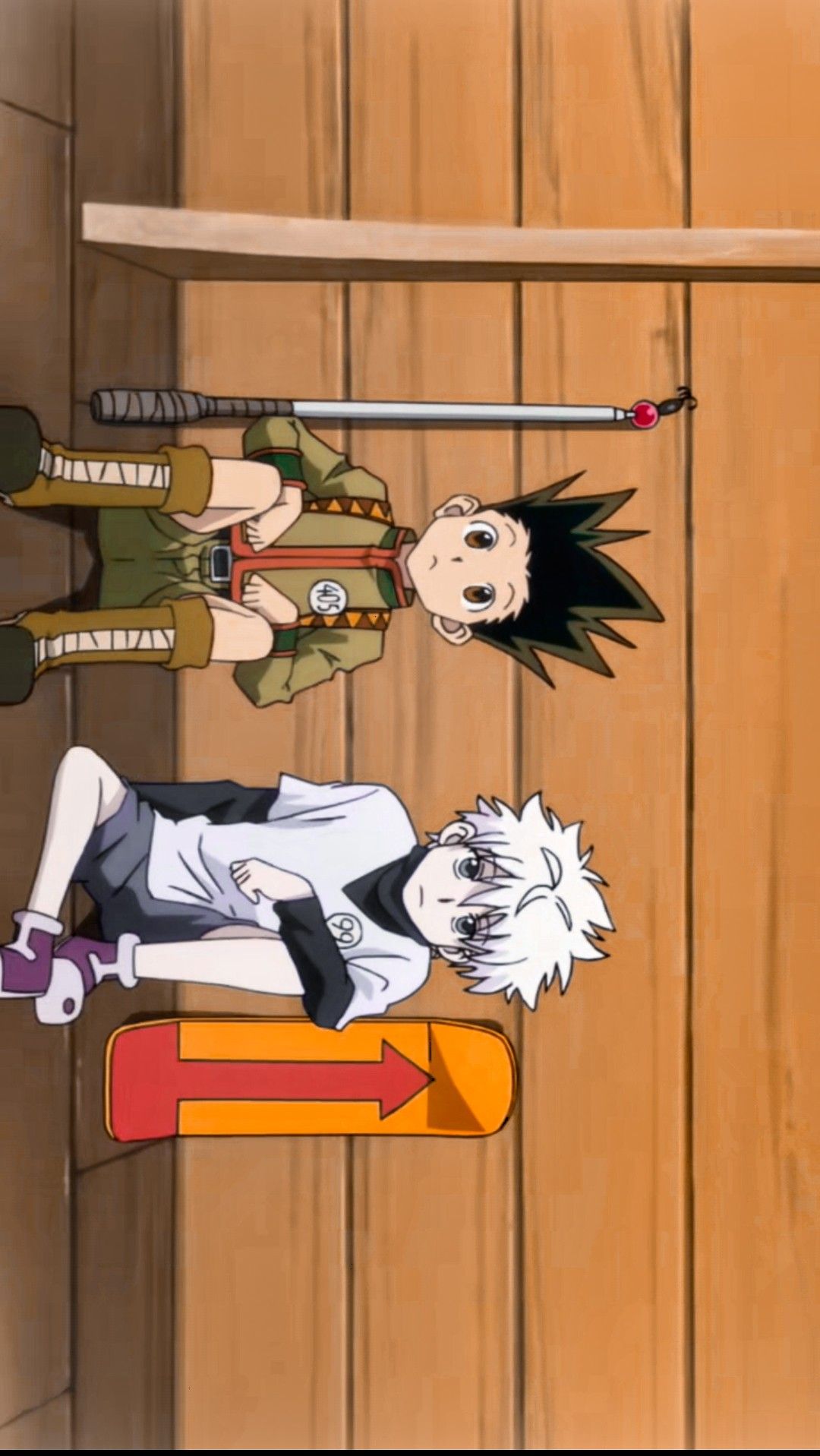 Hunter Anime X Vinland Saga Killua Aesthetic Wallpaper