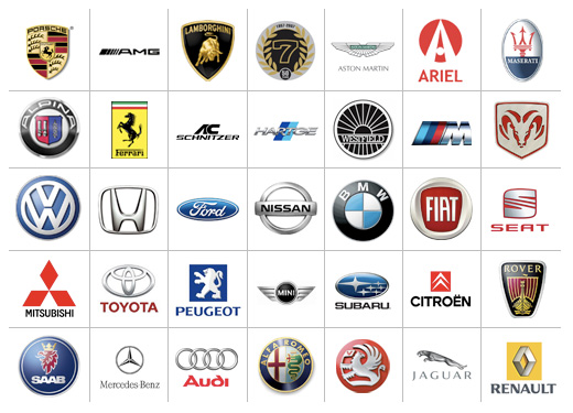 Manufacturers Logos Car