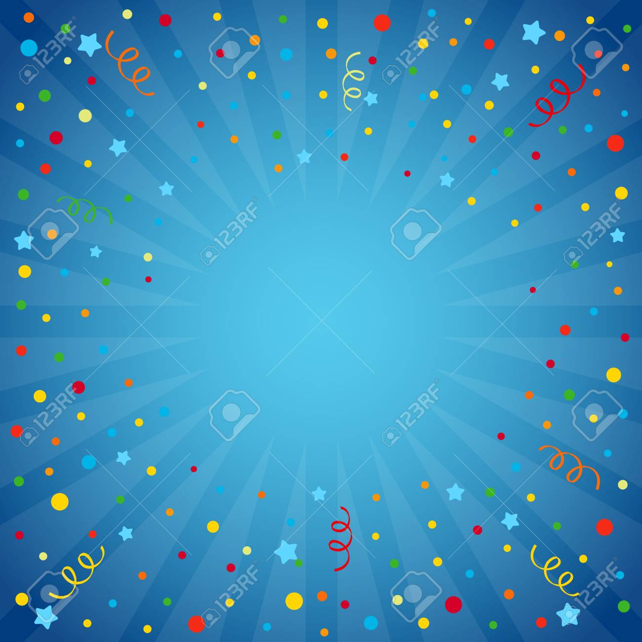 Colorful Confetti Background Happy Holidays Backdrop Holiday