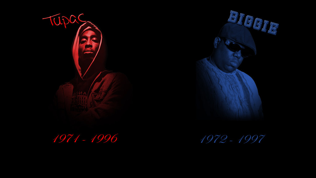 Rip 2pac And Biggie Wallpaper Tupac and biggie wallpaper by 1024x576