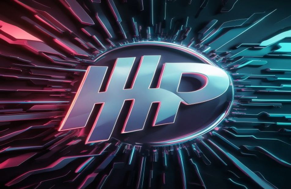 3d Hp Logo Wallpaper