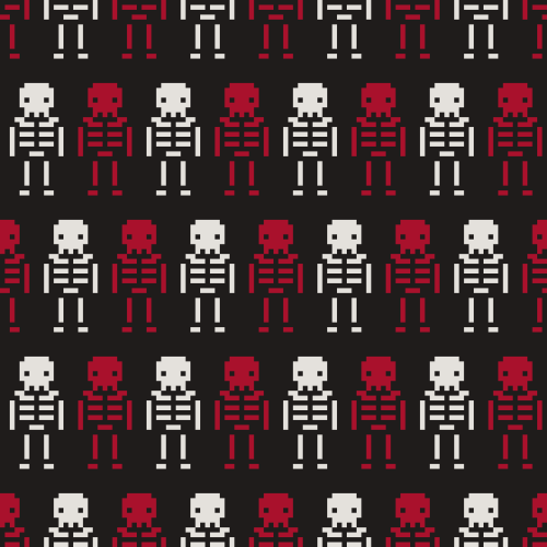 Halloween Pixel Background