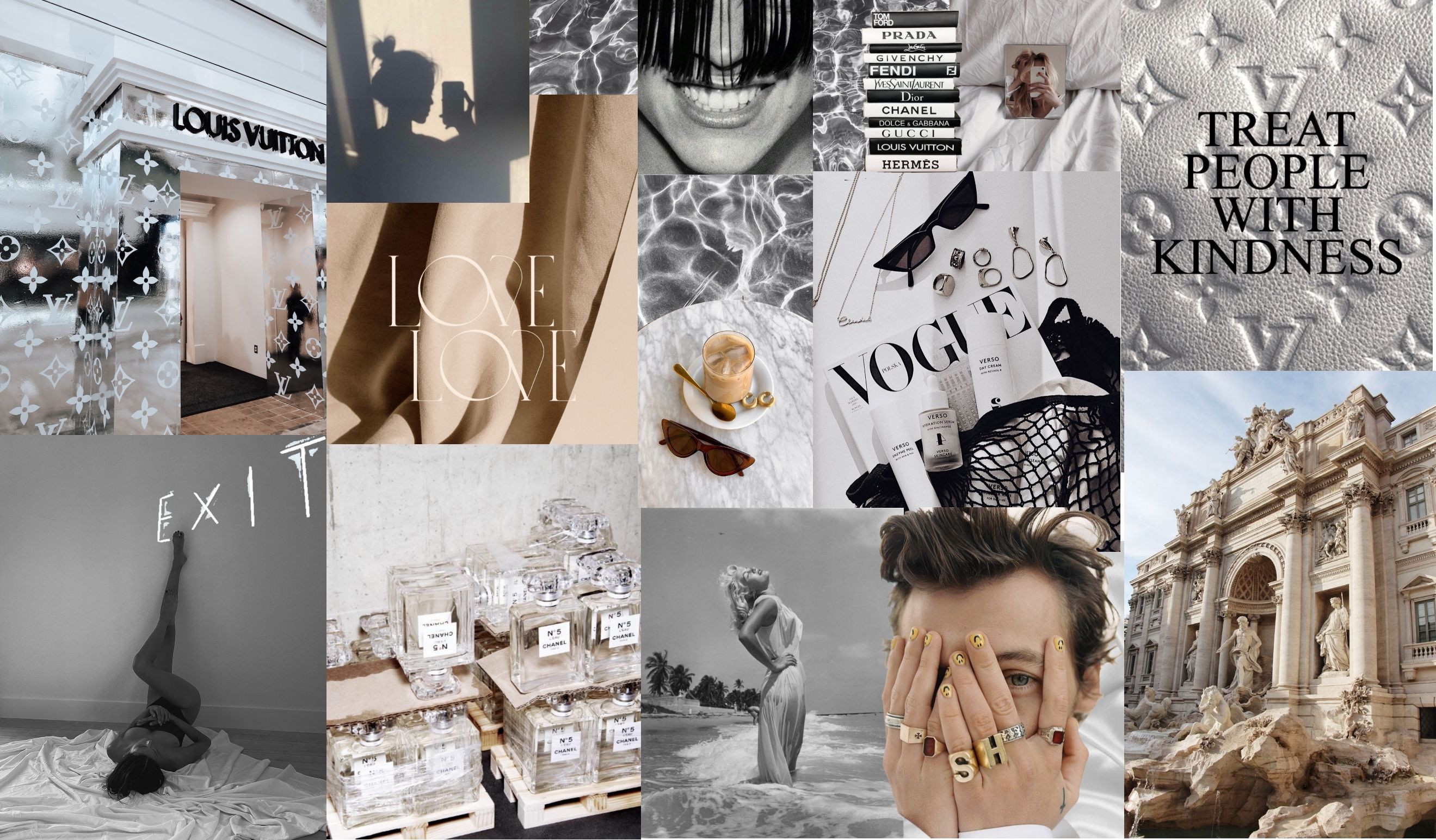 Collage Desktop Laptop Wallpaper