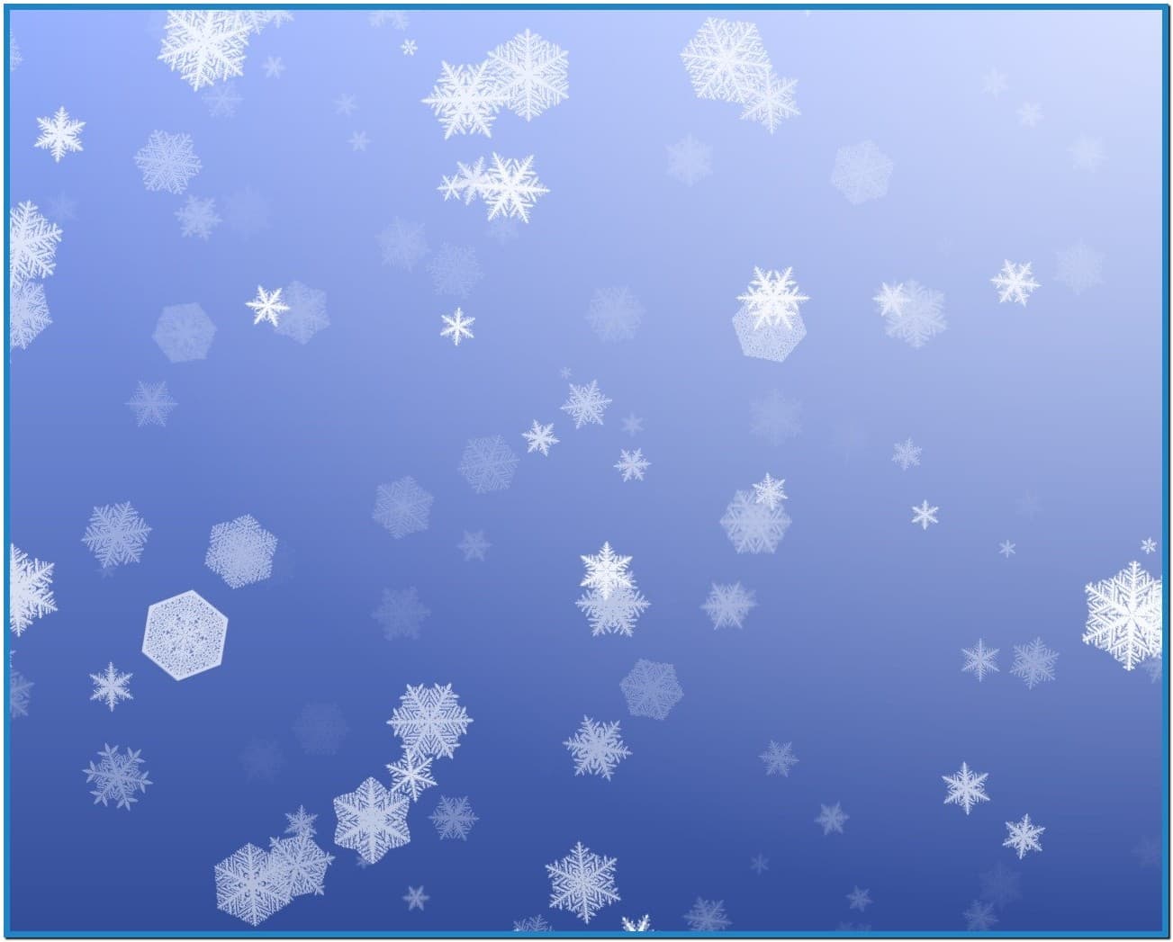 Screensaver Snow Falling
