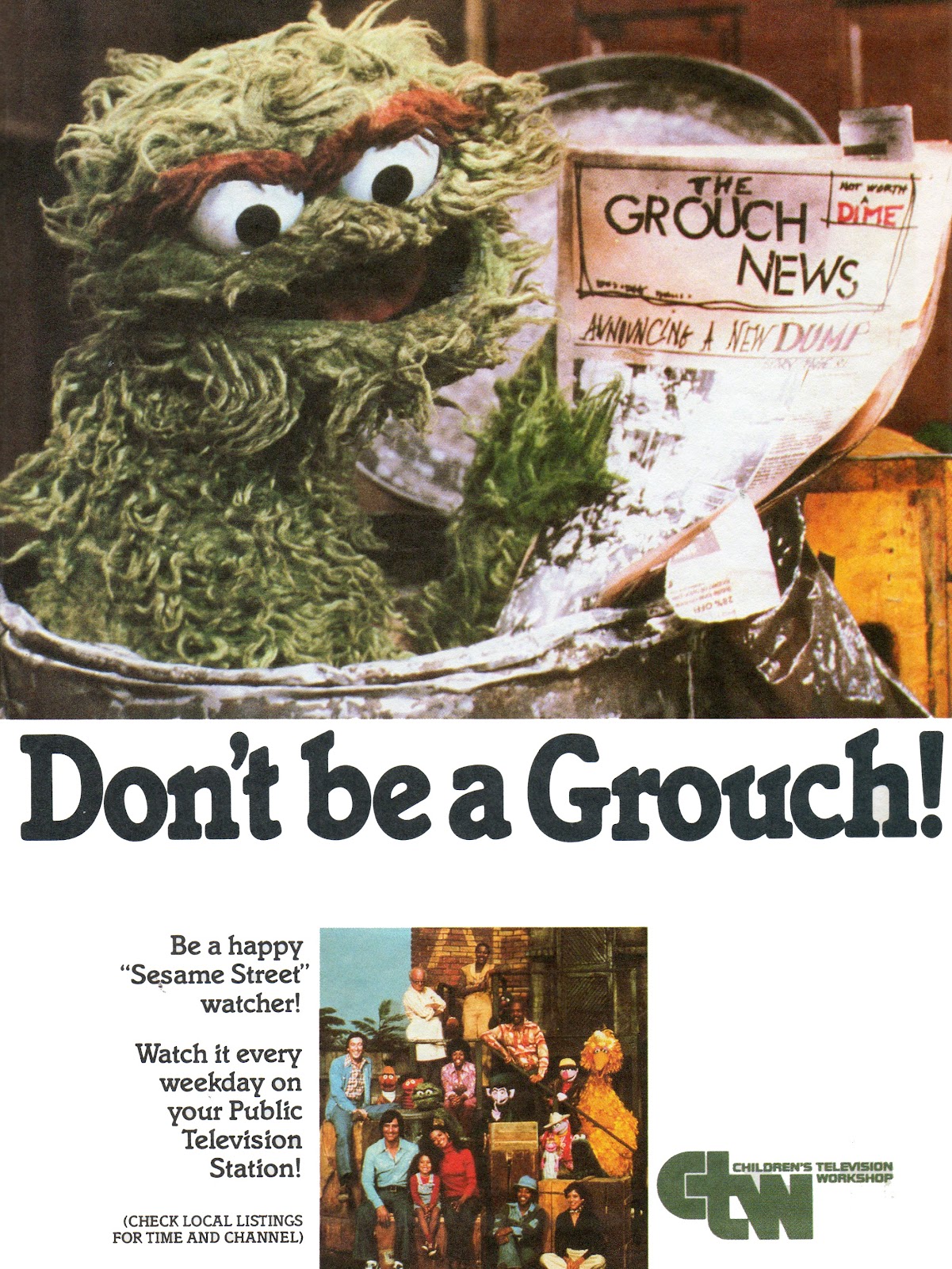 Oscar The Grouch Image Sesame Street Ad HD