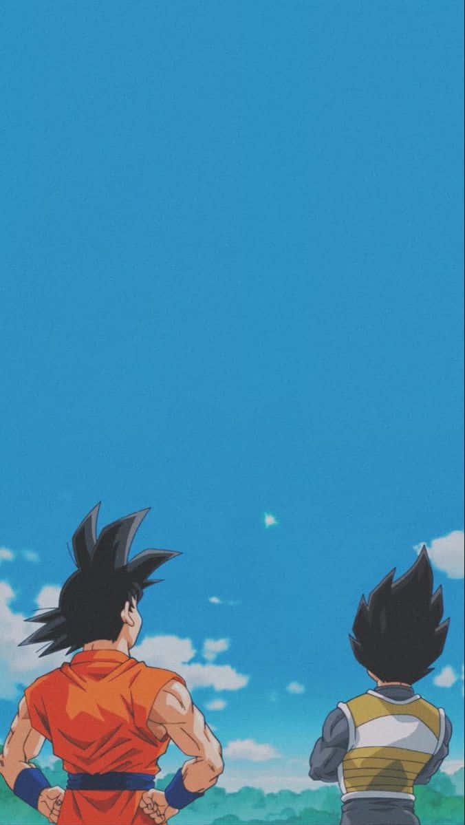 Goku And Vegeta iPhone Wallpaper