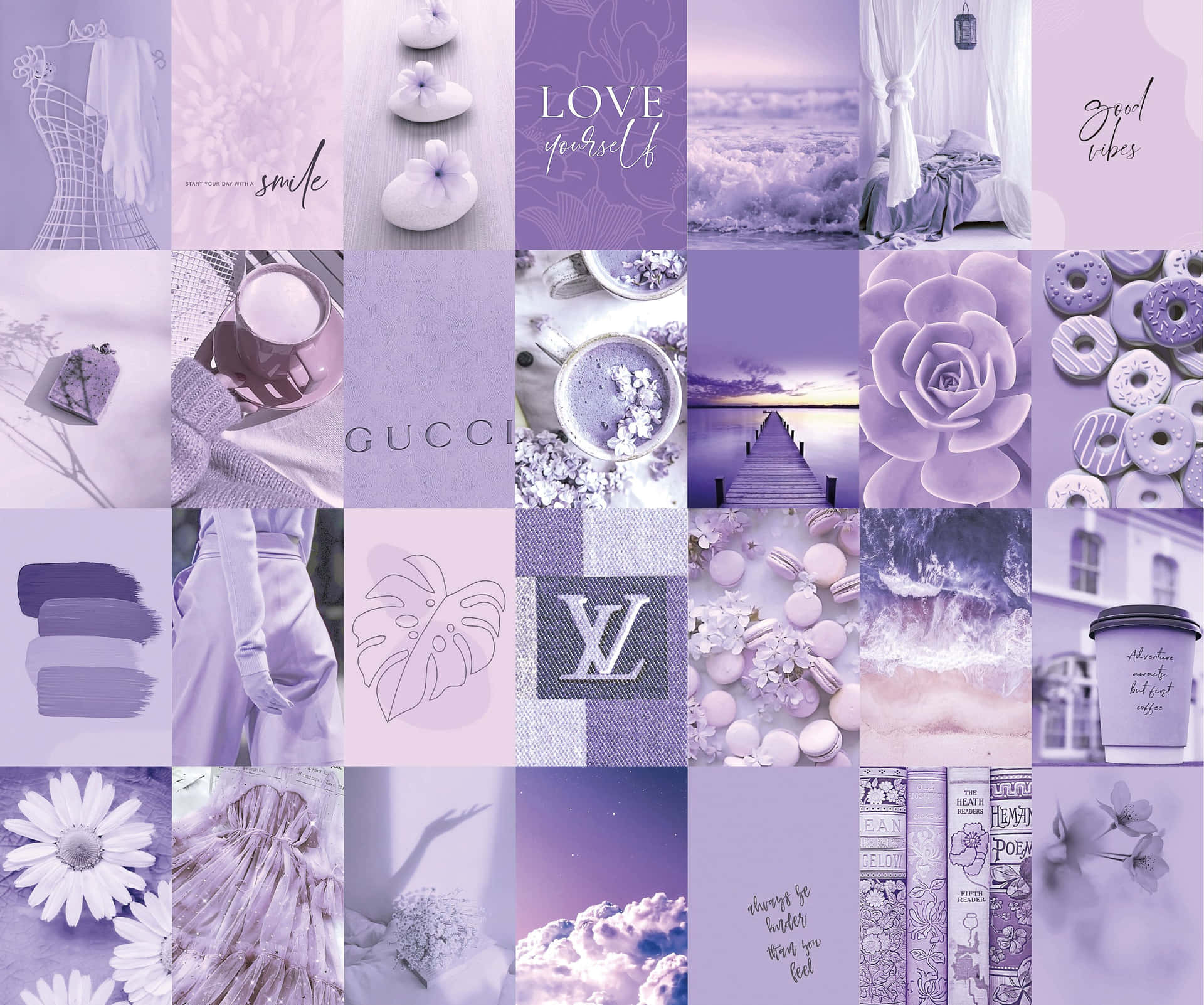 Be Inspired With The Beauty Of This Creative Purple Aesthetic Wallpaper