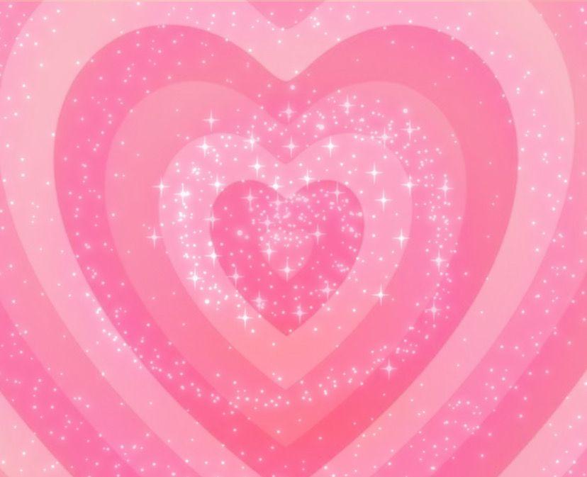 Pink Heart Love Aesthetics Wallpaper Kawaii
