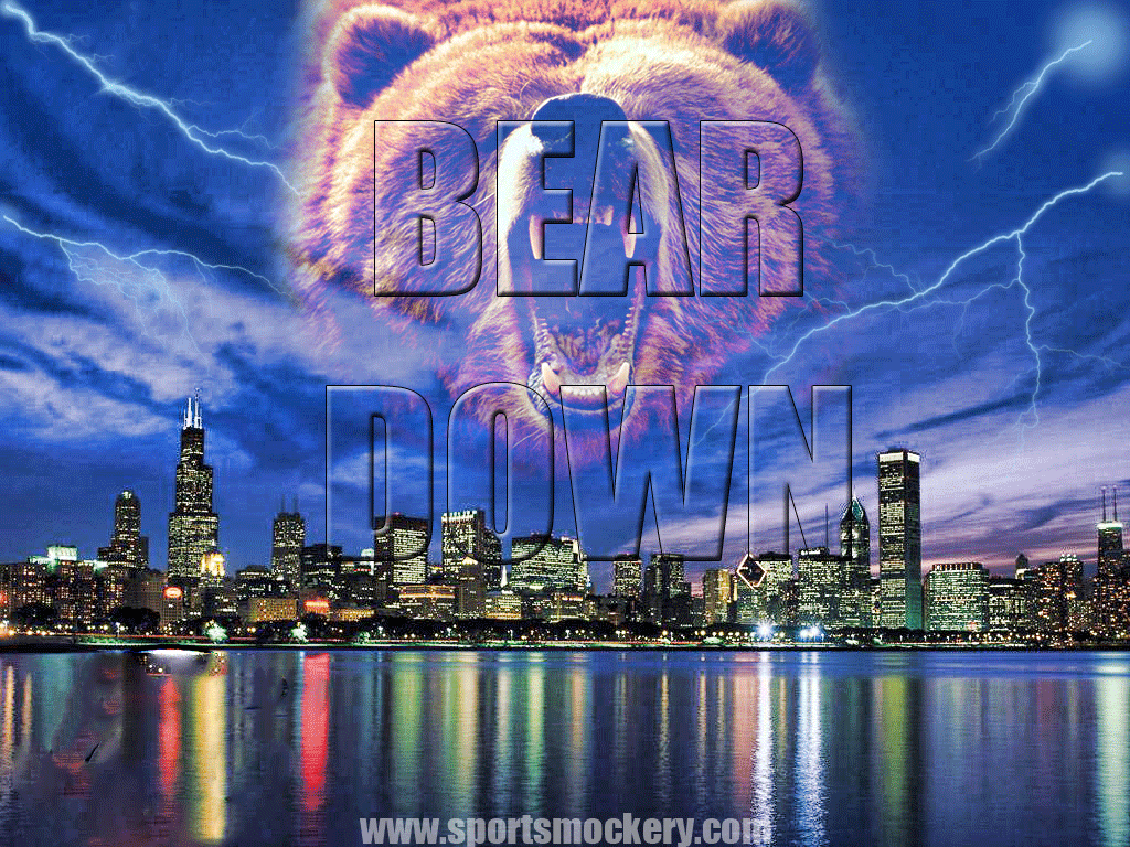 Bear Down Chicago Bears Make Every Play Clear The Way To Victory