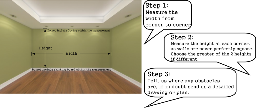 How To Measure Your Wall Printed Wallpaper Pany