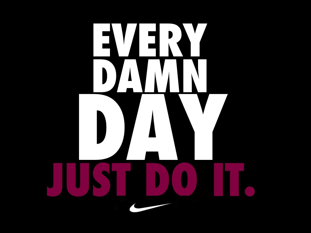 Every Damn Day Just Do It Nike Iphone Case 4 4s Apple Phone Hard Cover