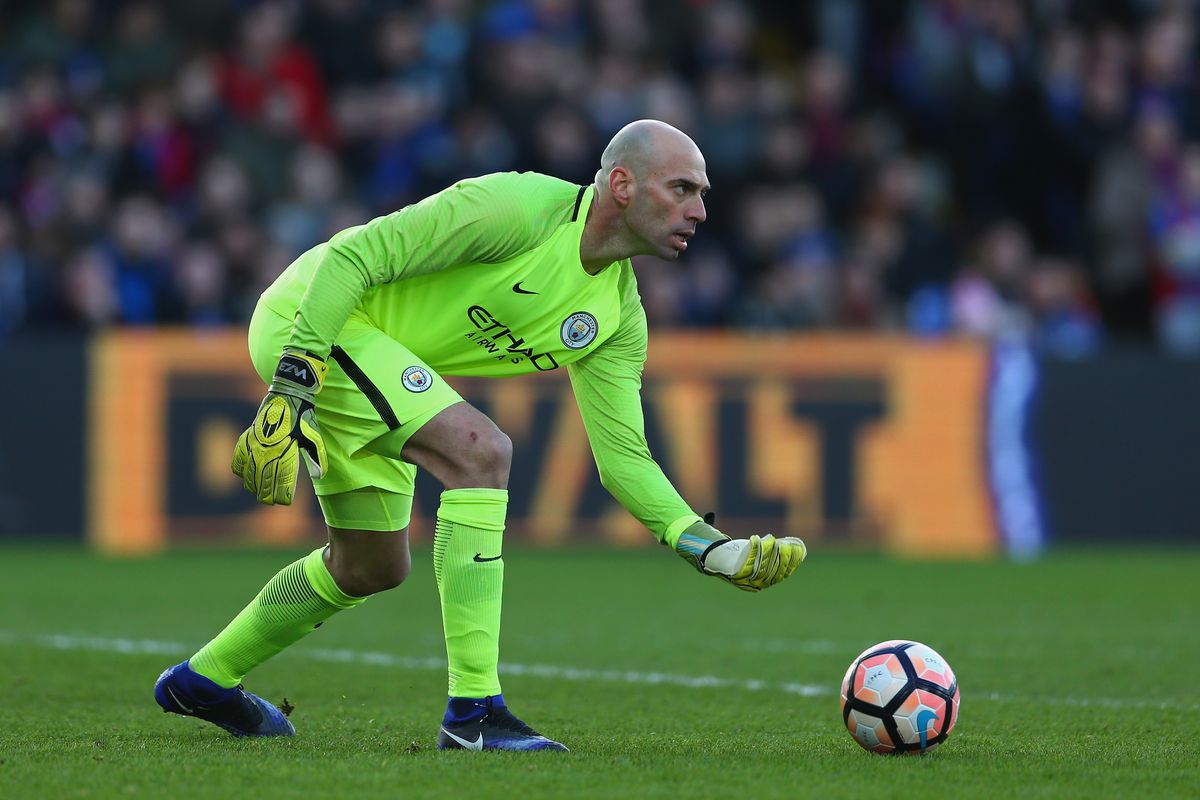 Willy Caballero Enjoying New Life At Manchester City Bitter And Blue