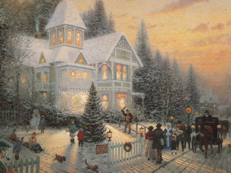 Christmas Story   Christmas Landscapes Wallpaper Image