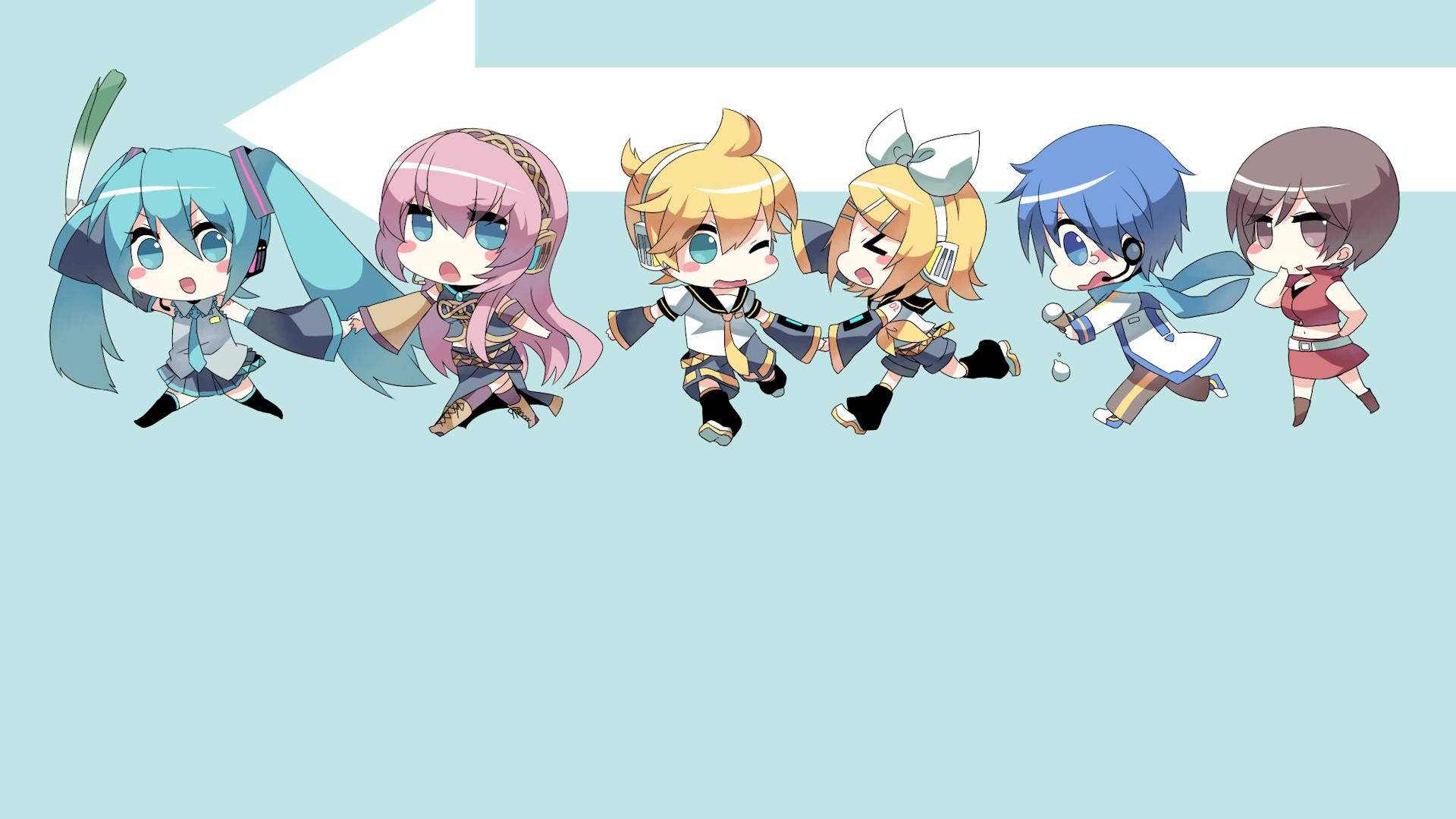 Cute Anime Characters Wallpaper