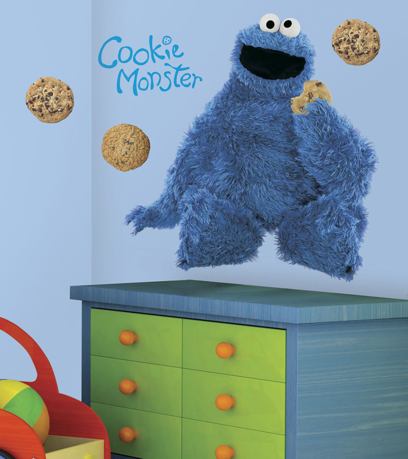Sesame Street Wall Decor Collection For Elmo Themed Toddler Rooms And