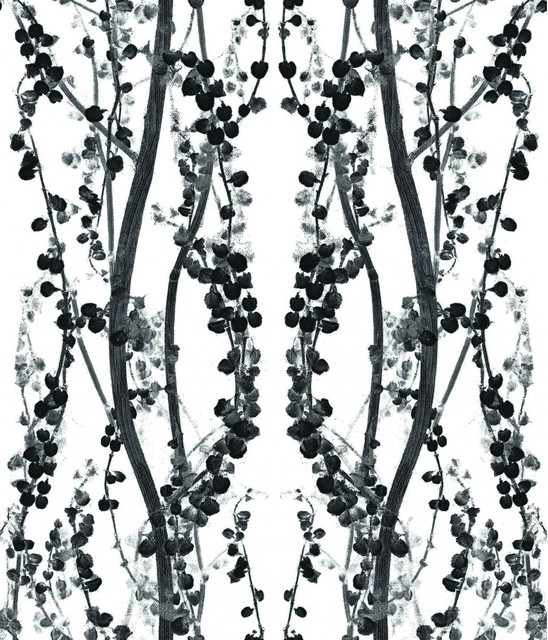 Branches Self Adhesive Removable Wallpaper Black And White