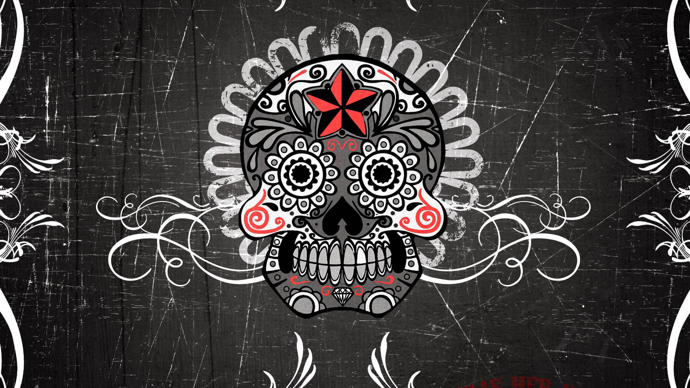 Mexican Skull 1366768 Wallpaper 1472615