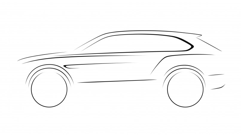 Bentley SUV Sketch 8K UHD Wallpaper