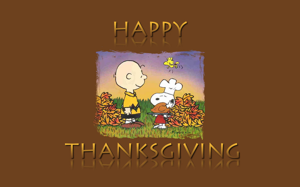 Happy Thanksgiving Charlie Brown Wallpaper