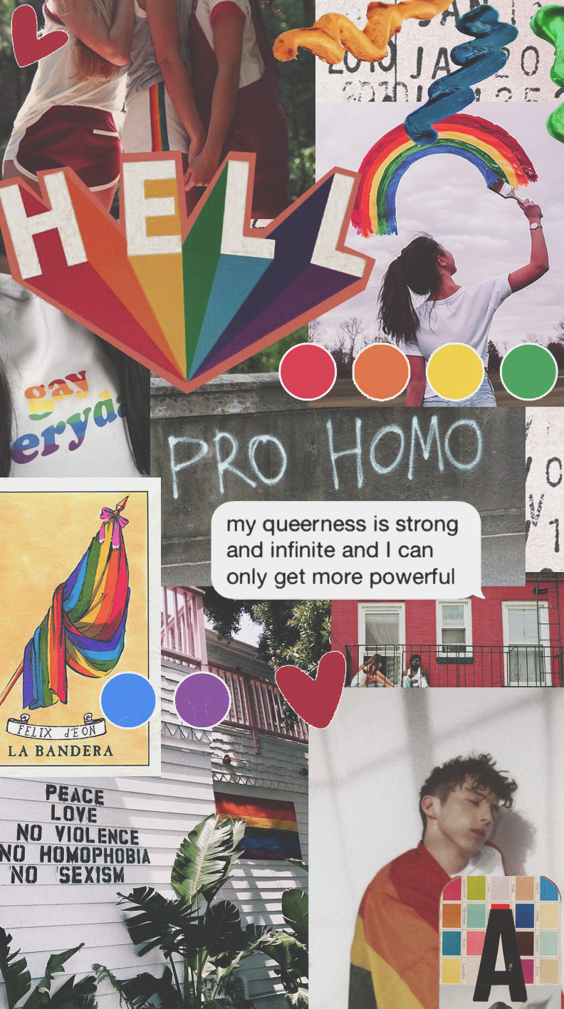 wallpapers back at it again with my gay shitPride Collage