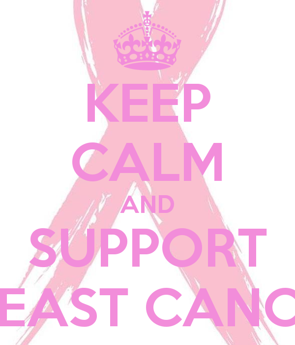 Keep Calm And Support Breast Cancer Carry On Image