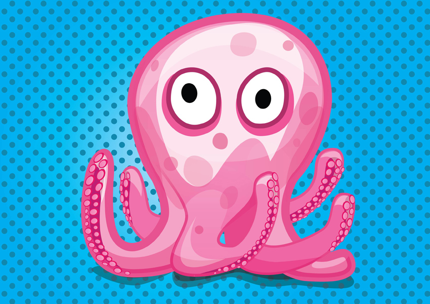 Go Back Gallery For Cute Octopus Wallpaper