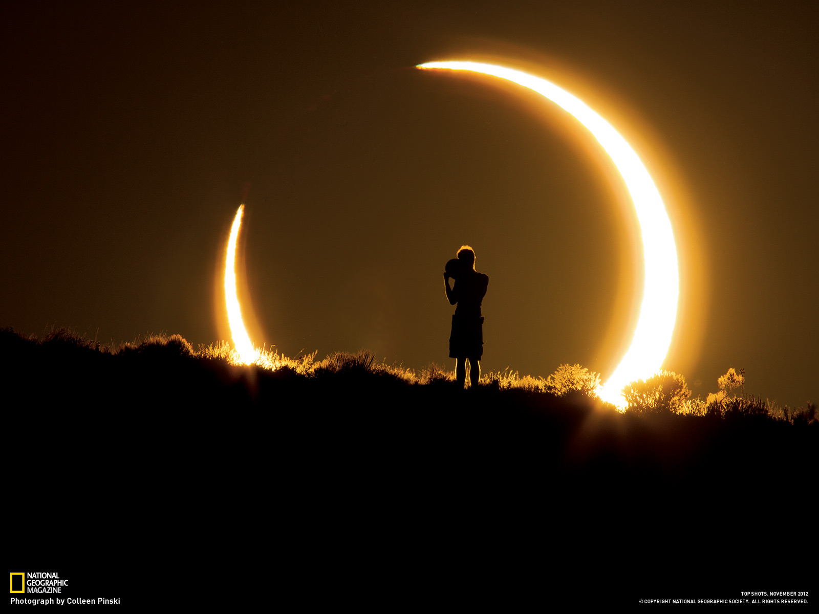 Annular Solar Eclipse Albuquerque New Mexico Usa Ngm