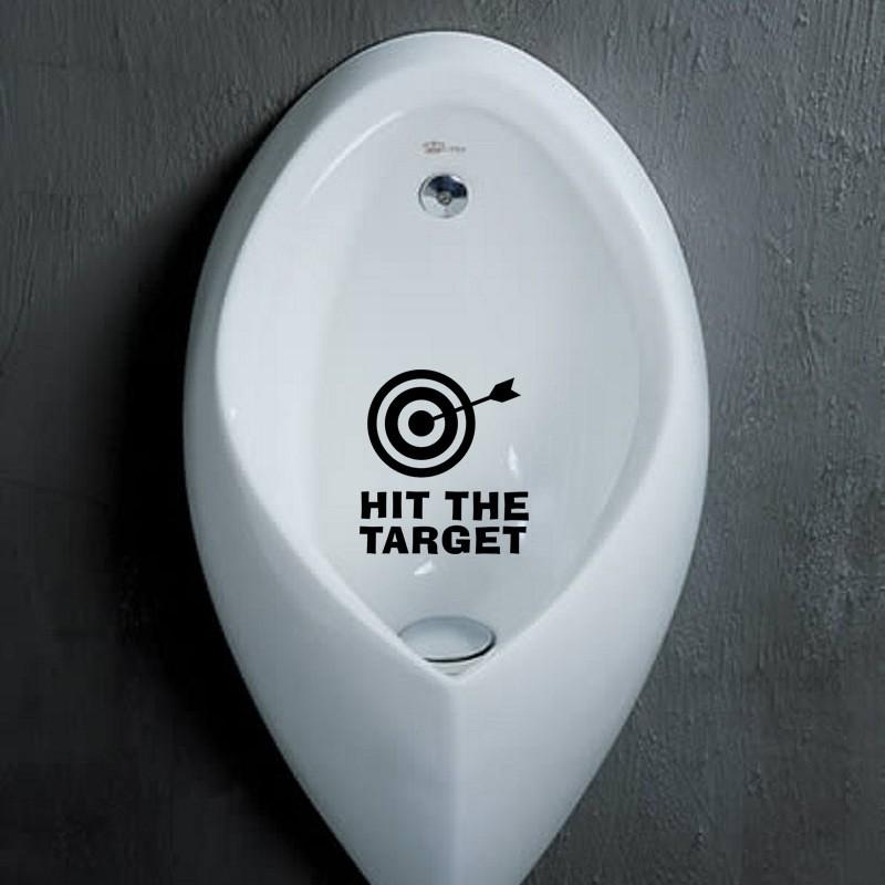 Hit The Target Bathroom Sticker Wall Decals In Logos