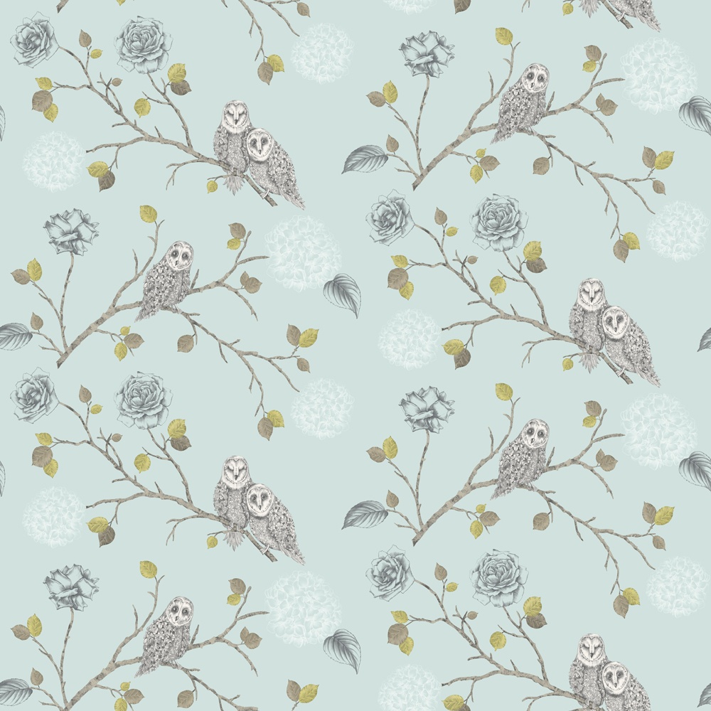 Free Download Owl Floral Pattern Bird Flower Leaf Glitter